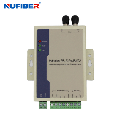 Modem in fibra RS485/422/232 a estensore di fibra convertitore seriale a fibra ottica duplex ST SM 20 km alimentazione DC24V